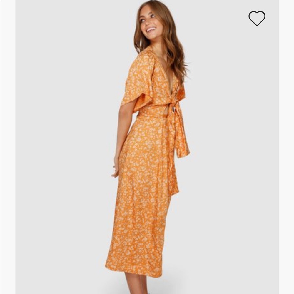 Billabong orange Blossom dress